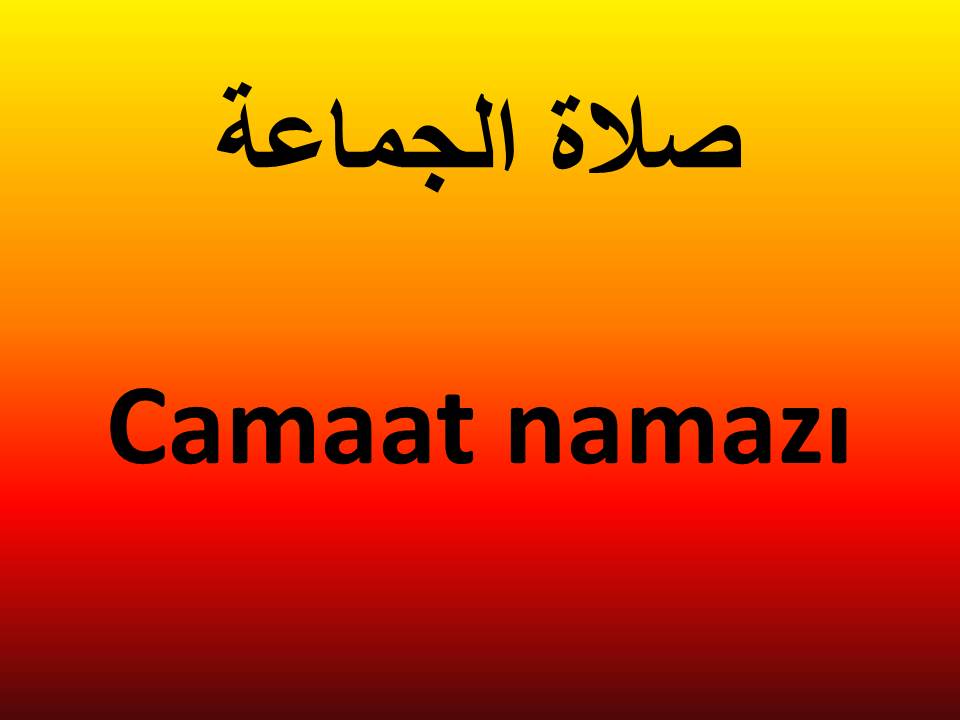 Camaat namazı